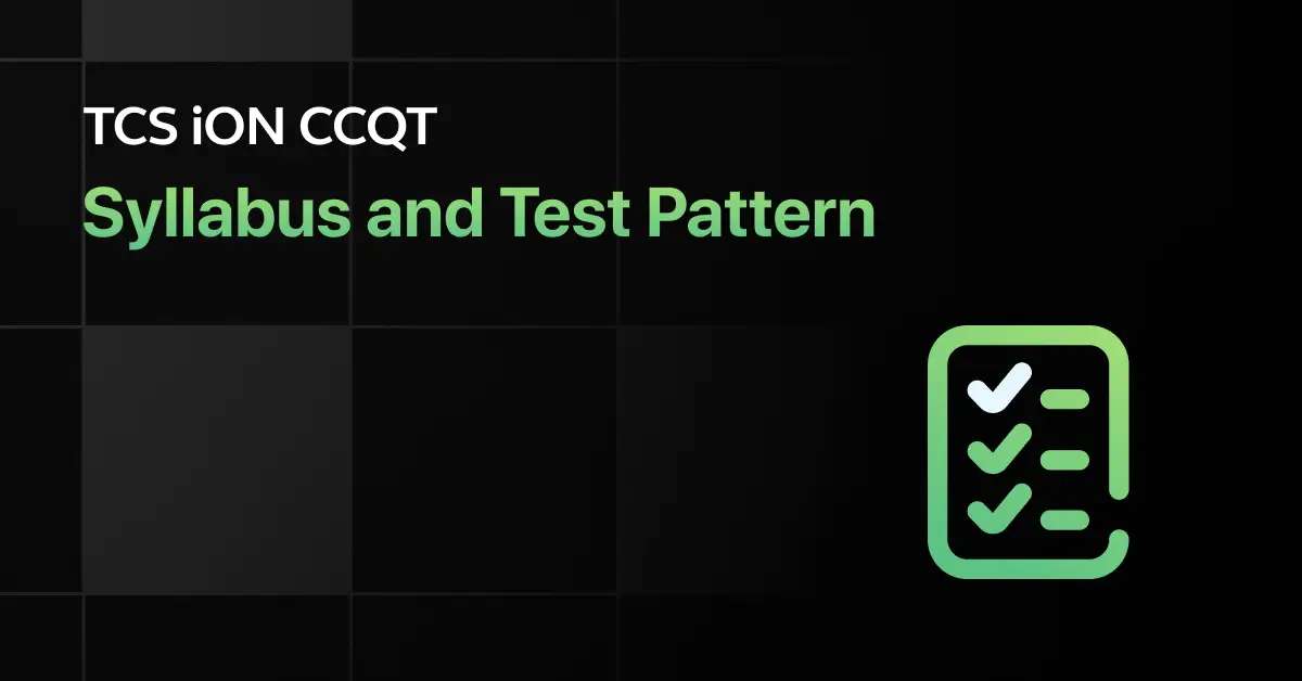 TCS iON CCQT Interview Experience