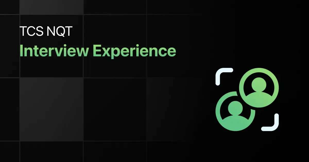 TCS NQT Interview Experience
