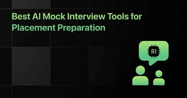 Top 10 AI Mock Interview Tools for Placement Preparation