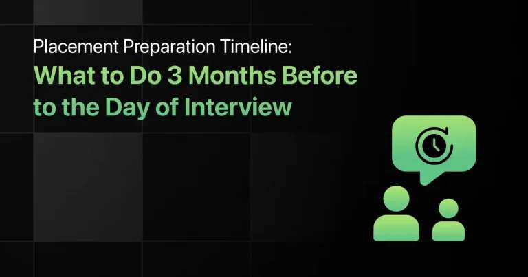 Placement Preparation Timeline: 3 Months to Interview Day