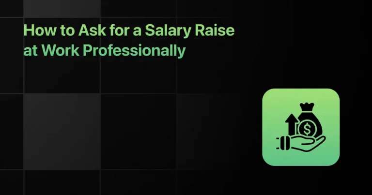 How to Ask for a Salary Raise Professionally