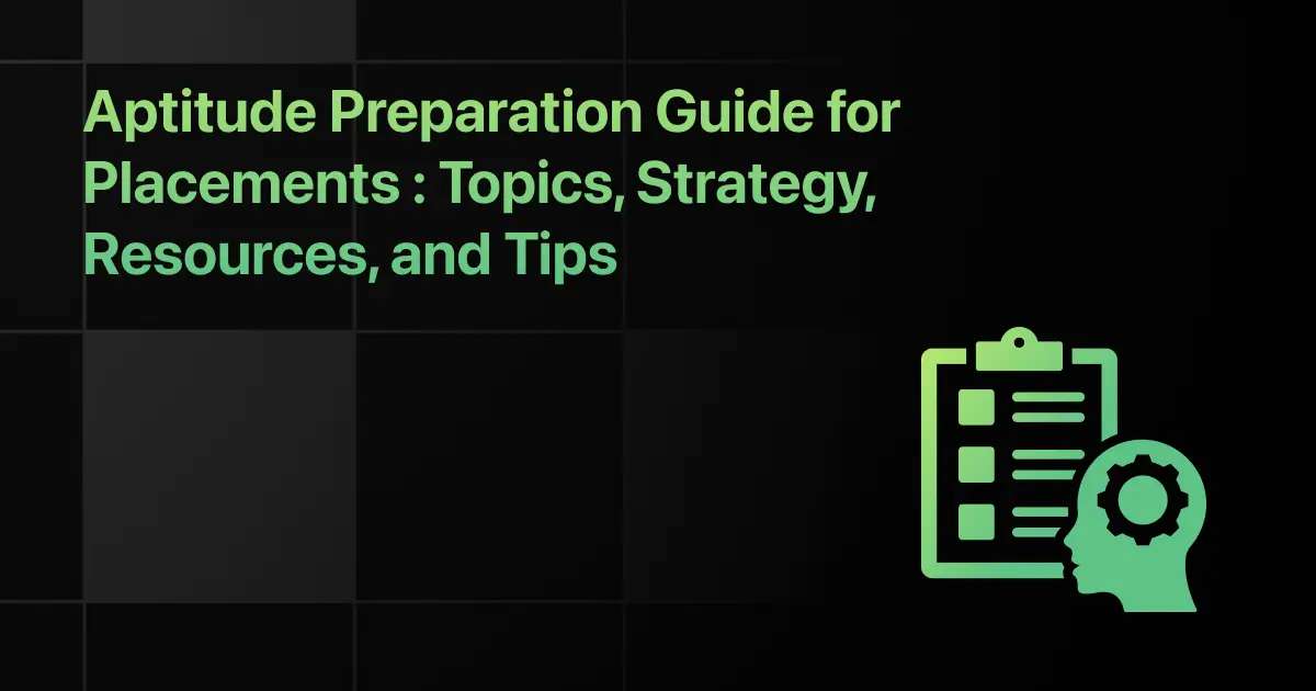 Important Quantitative Aptitude Topics for Placement Exams
