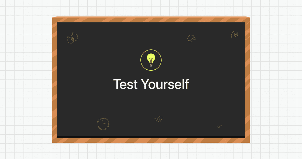 test yourself