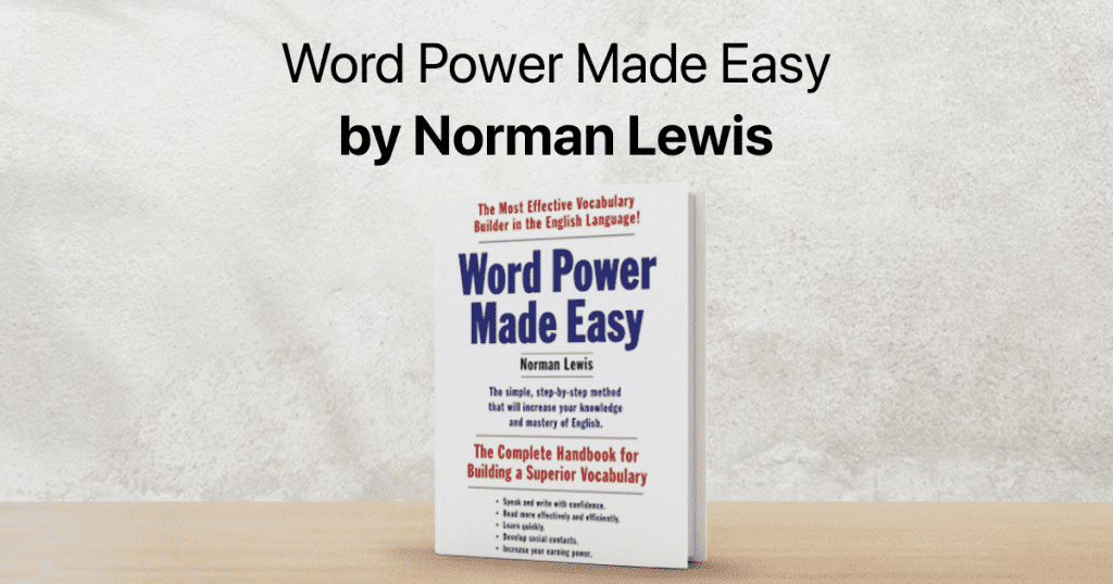 word power made easy by norman lewis