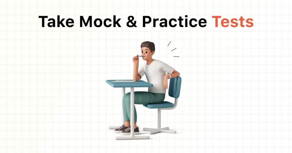 take mock and practice tests