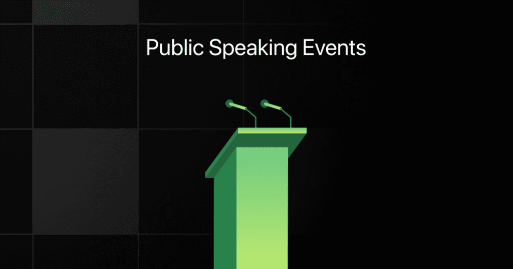 public speaking events