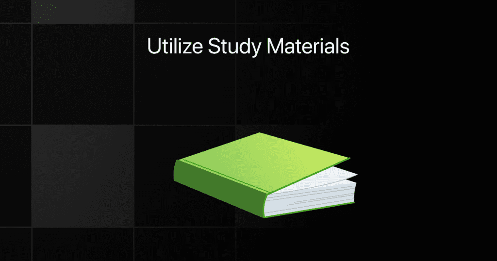 utilize study materials