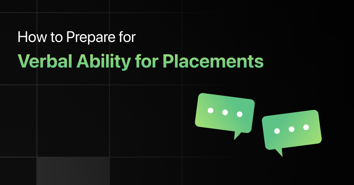 How to Prepare for Verbal Ability for Placements