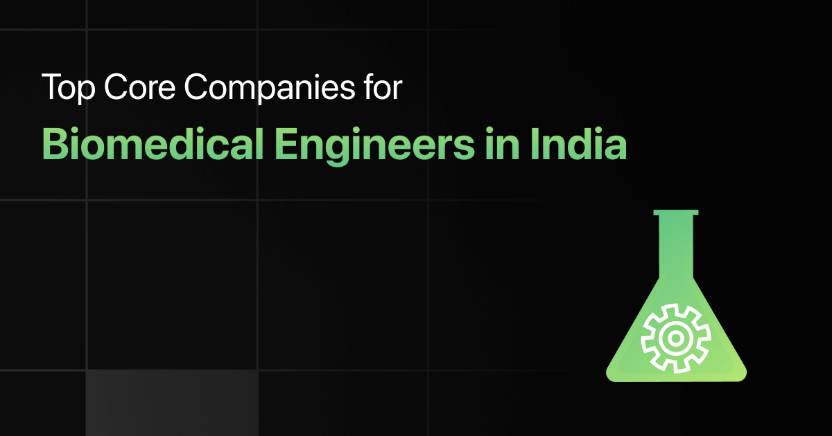 Top Core Companies for Biomedical Engineers in India
