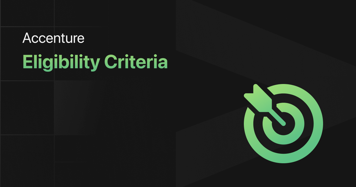 Accenture Eligibility Criteria