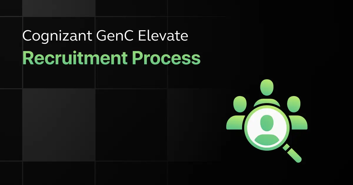 Cognizant GenC Elevate Recruitment Process