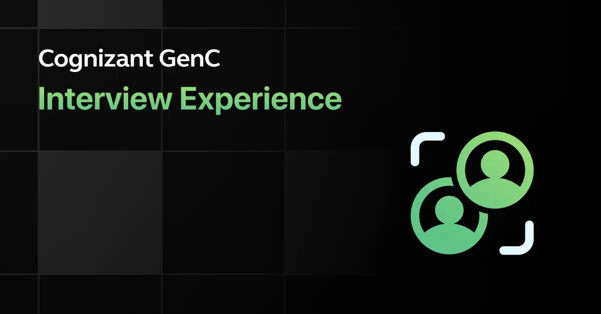 Cognizant GenC Interview Experience