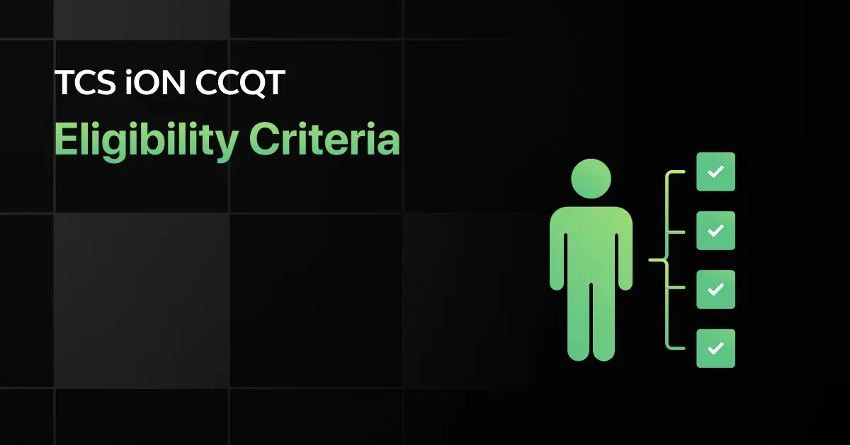 TCS iON CCQT Eligibility Criteria