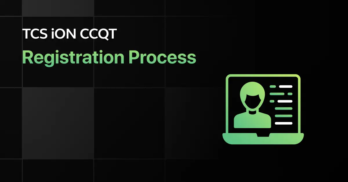 TCS iON CCQT Registration Process