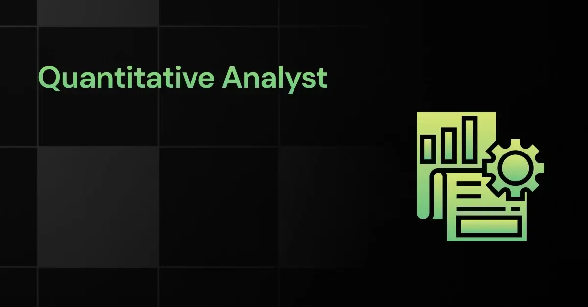 quantitative analyst