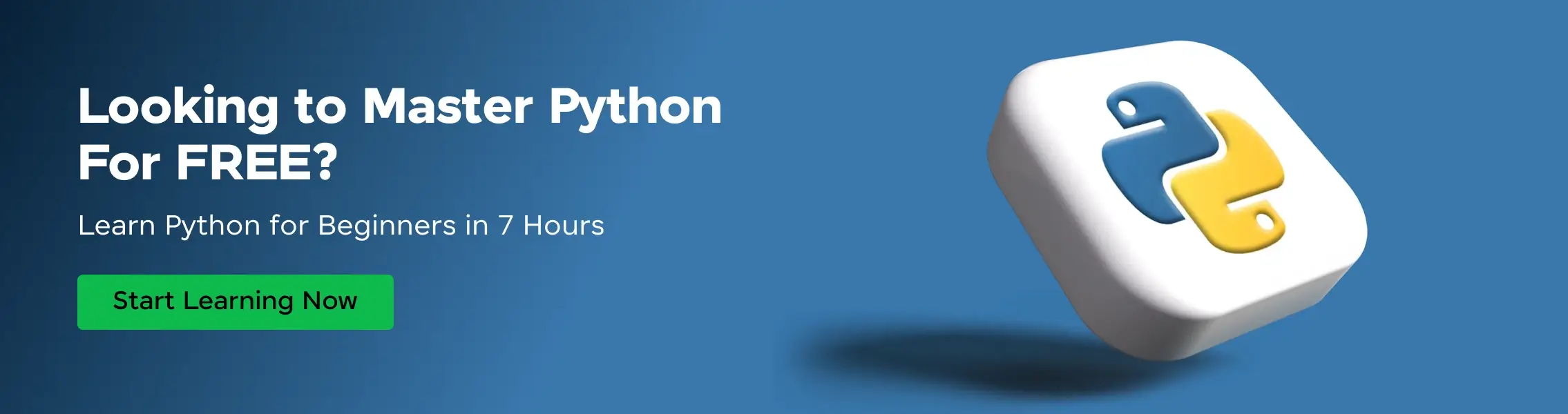 python course desktop banner horizontal