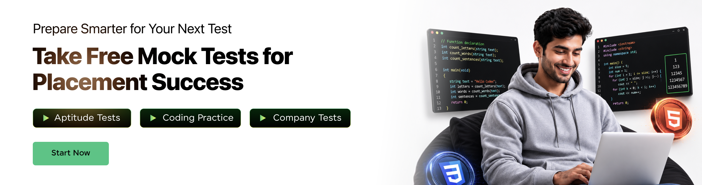 Free mock test for placement success